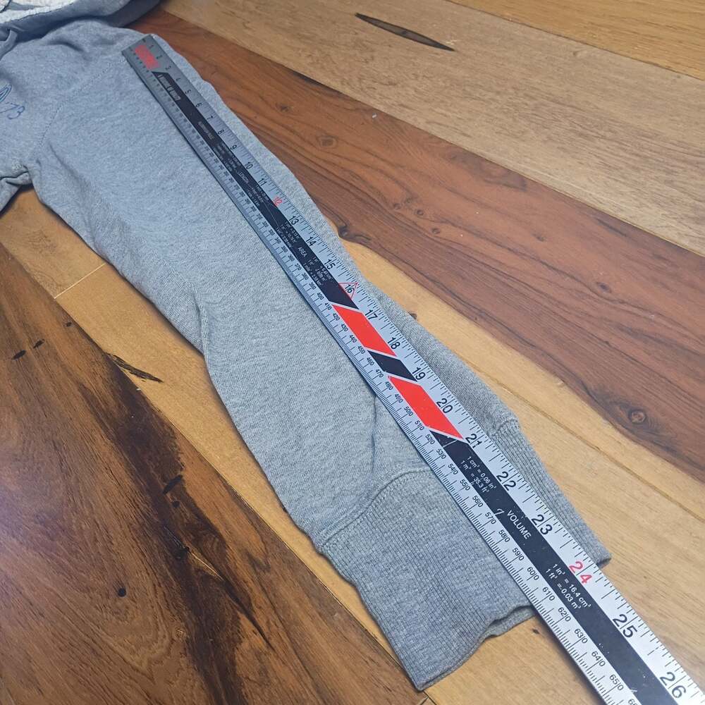 Y2K Billabong Women's Gray Sherpa-Lined Full Zip Hoodie size M - Picture 5 of 10